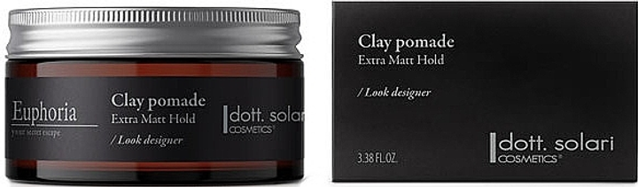 Глиняная помада для волос с матовым эффектом - Dott. Solari Euphoria Clay Pomade 100ml (1196469-399173742-2) - изображение 1