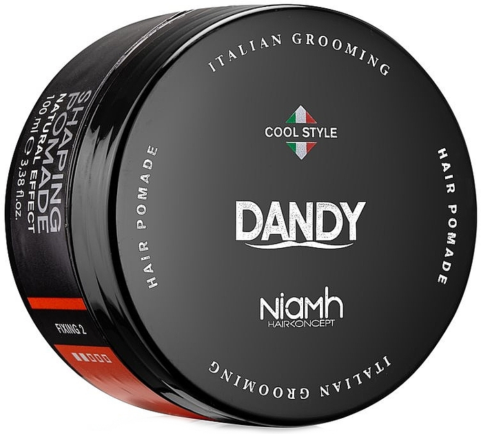Моделирующая помада для волос и бороды - Niamh Hairconcept Dandy Natural Effect Shaping Pomade * 100ml (100ml) (1138917-1518852-2) - изображение 1