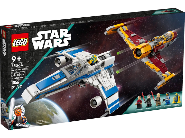 Zestaw klockow Lego Star Wars E-wing kontra mysliwiec Shin Hati 1056 czesci (75364) (955555904010582) - Outlet - obraz 1