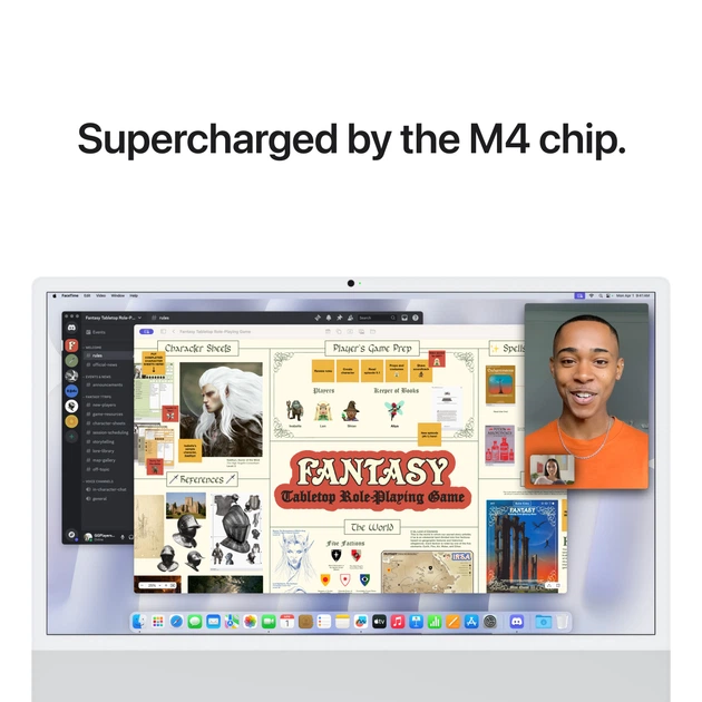 Моноблок Apple iMac 24" М4 4.5К 8‑ядер GPU 256GB Silver (MWUC3ZE/A) - зображення 6