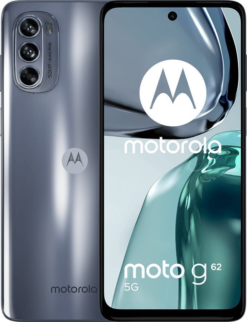 Мобільний телефон Motorola Moto G62 5G 6/128GB Midnight Grey (PAU90023ES) - зображення 1