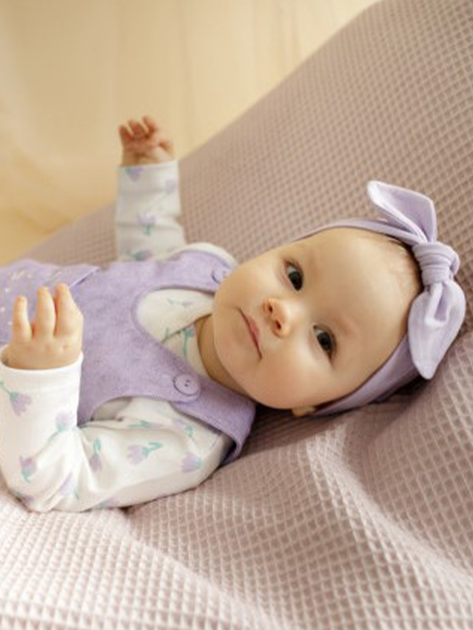 Opaska na głowę dziecięca dla dziewczynki Pinokio Lilian Headband 45-47 cm Violet (5901033306297) - obraz 3