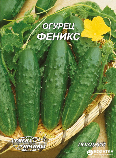 Семена огурцов пчёлоопыляемых Гигант Огурец Феникс 10 г (Семена Украины ...