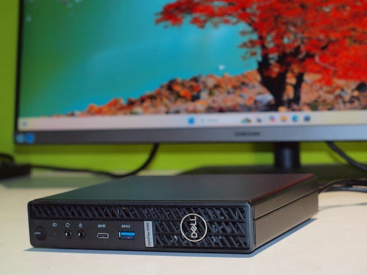 Неттоп Dell OptiPlex 5080 Micro USFF / Intel Core i5-10500T (6 (12