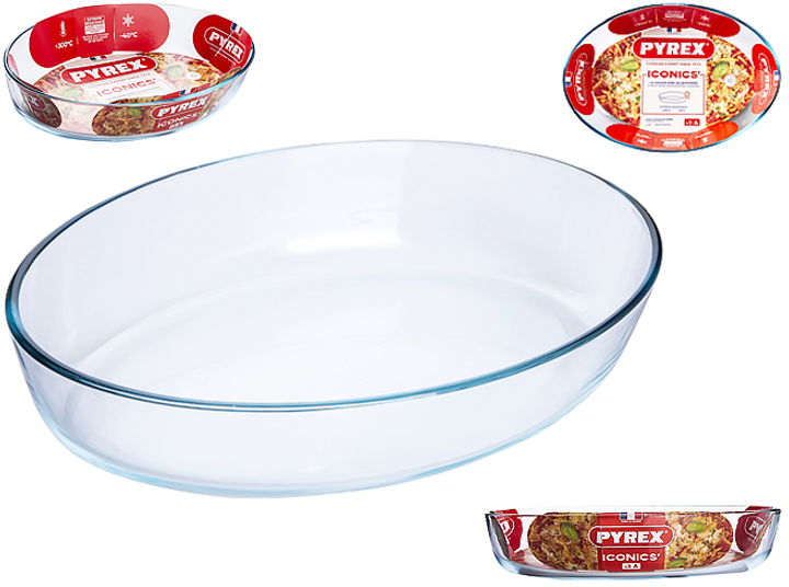 Forma do pieczenia Pyrex przezroczysta 30x21 cm (3137610000629) - obraz 4