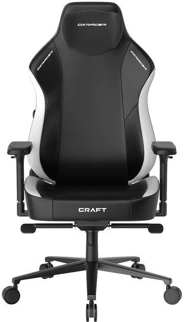 Fotel gamingowy DXRacer Craft Black/White (GC/LCF23LTA/NW) - obraz 1