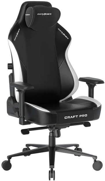 Fotel gamingowy DXRacer Craft Black/White (GC/LCF23LTA/NW) - obraz 2