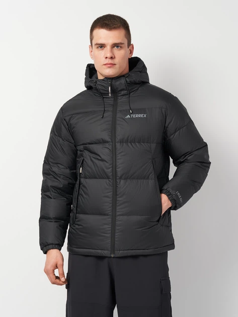 Пуховик зимний мужской Adidas Terrex Mt Goose Jkt IX7927 S Black