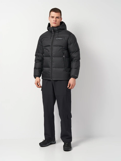Пуховик зимний мужской Adidas Terrex Mt Goose Jkt IX7927 S Black