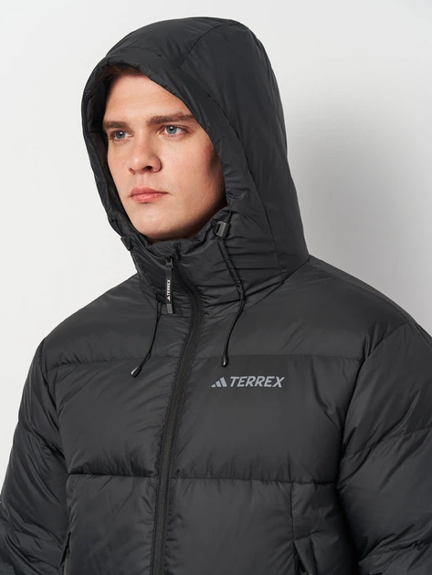 Пуховик зимний мужской Adidas Terrex Mt Goose Jkt IX7927 S Black