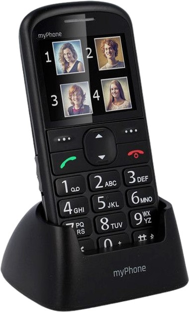 Telefon komórkowy MyPhone Halo 2 Black (TEL000055) - obraz 1