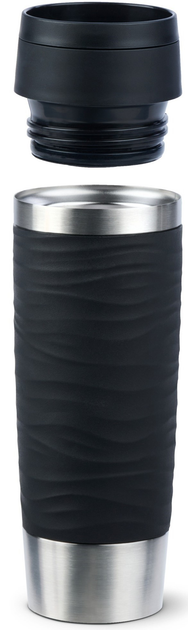 Термокухоль Emsa Travel Mug Wave N20225 500 мл Чорний (4009049545103) - зображення 2