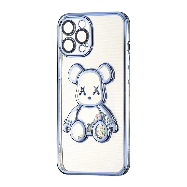 Чохол Shining Bear Case Protected Camera iPhone 12 Pro Max Blue - Фото 1 Чохол Shining Bear Case Protected Camera iPhone 12 Pro Max Blue - зображення 1