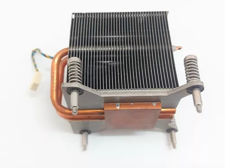 Кулер для процессора s775 HP (Foxconn) 4pin, 2 трубки, вентилятор 70мм Б/У - изображение 2