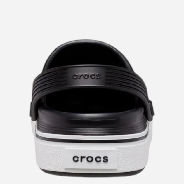 Chodaki męskie Crocs Crocband Clean Off Court 208371-001 41-42 (M8/W10) Czarne z białym (0196265226979) - obraz 5