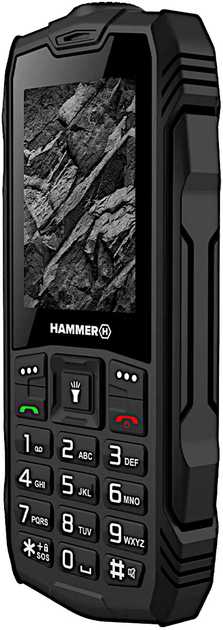 Telefon komórkowy MyPhone Hammer Rock Black (TEL000776) - obraz 3