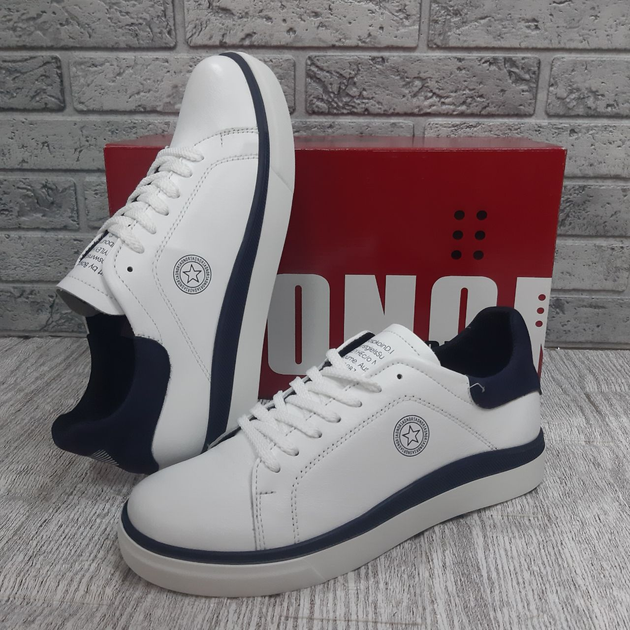Кеды мужские Konors White Blue 43 - Фото 2 Кеды мужские Konors White Blue 43 - изображение 2