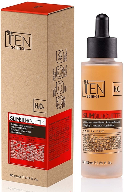 Сыворотка для корекции фигуры - Ten Science Ten Slim Silhouette Shaping Treatment Waist&Hips 50ml (1177391-1703026801-2) 