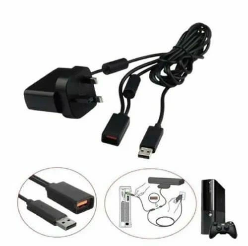 Адаптер (блок живлення) для Kinect XBOX 360 FAT, чорний, Б/В - Фото 4 Адаптер (блок живлення) для Kinect XBOX 360 FAT, чорний, Б/В - зображення 4