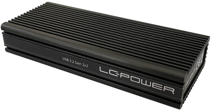 Зовнішня кишеня LC-Power LC-M2-C-NVME-2X2 M.2 NVMe SSD Black - зображення 2