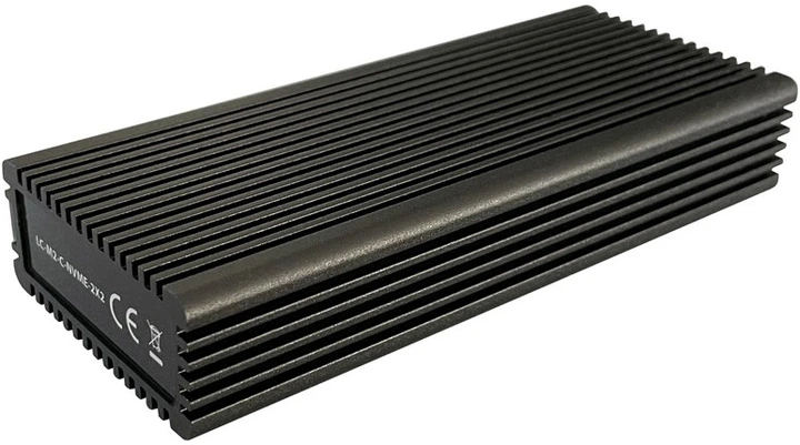 Kieszeń zewnętrzna LC-Power LC-M2-C-NVME-2X2 M.2 NVMe SSD Black - obraz 3