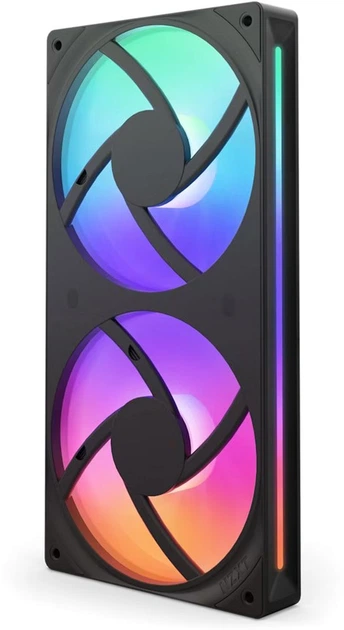 Chłodzenie powietrzne do PC NZXT F240 RGB Core Fan (Single Frame) Black (RF-U24HF-B1) - obraz 2