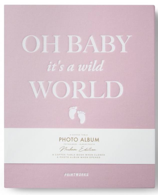 Album fotograficzny Printworks Oh Baby It's a Wild World 30 stron Różowy (7350108172493) - obraz 1