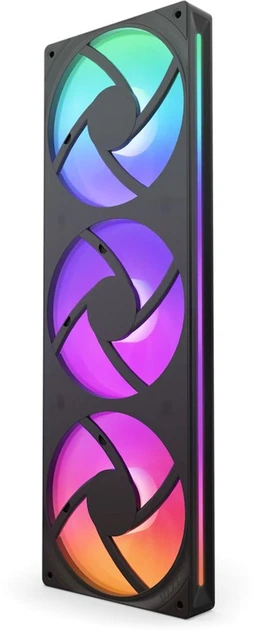 Вентилятор NZXT F360 RGB Core Fan (Single Frame) Black (RF-U36HF-B1) - зображення 2