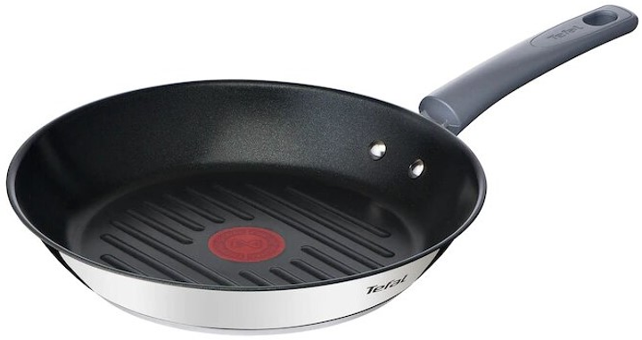 Сковорода для грилю Tefal Daily Cook G73140 нержавіюча сталь 26 см (3168430320178) - зображення 1