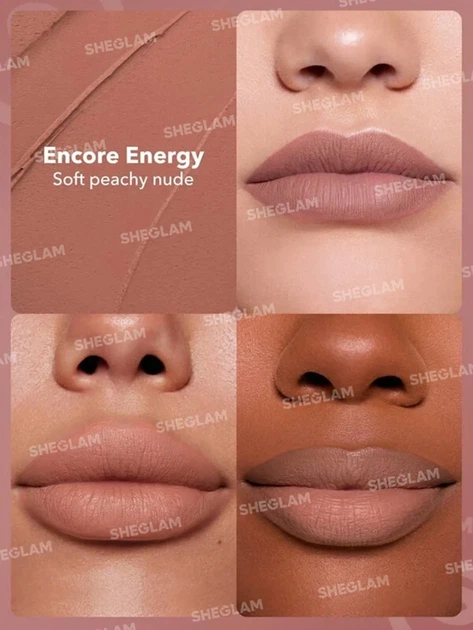 Помада Sheglam Dynamatte Boom Long-Lasting Matte Encore Energy - Фото 2 Помада Sheglam Dynamatte Boom Long-Lasting Matte Encore Energy - изображение 2