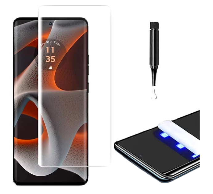 Защитное стекло CDK для Motorola Edge 50 Fusion | UV Curved (018173) (clear) - изображение 5