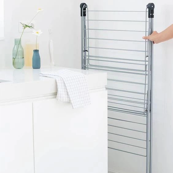 Сушилка для белья трехъярусная напольная Brabantia Drying серая 476648 (00800271) - Фото 9 Сушилка для белья трехъярусная напольная Brabantia Drying серая 476648 (00800271) - изображение 9