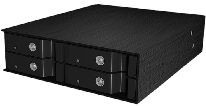 Бекплейн ICY BOX 1x5.25" - 4x HDD/SSD 2.5" Black (IB-2240SSK) - зображення 2