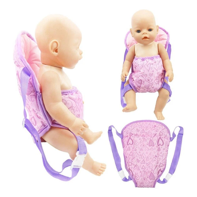 Переноска - рюкзак для куклы Беби Бона / Baby Born 40 - 43 см сиреневая 8661 - Фото 2 Переноска - рюкзак для куклы Беби Бона / Baby Born 40 - 43 см сиреневая 8661 - изображение 2