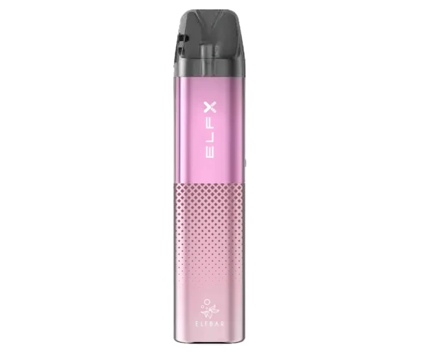 Многоразовая Pod-система Elf Bar 1000 мАч ELFX Эльф Бар 30 Вт алюминиевый сплав 3 мл Pink розовый - изображение 2