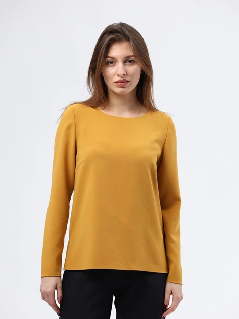 Блуза прямого крою Cat Orange 1319 Гірчична 44 - зображення 3