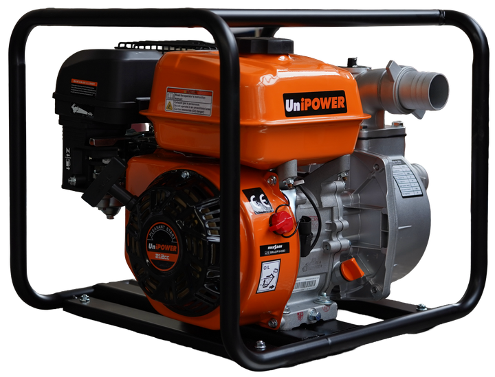 Бензинова мотопомпа UniPOWER H50ZB28-4.3Q (50 мм / 2 дюйма) - зображення 8