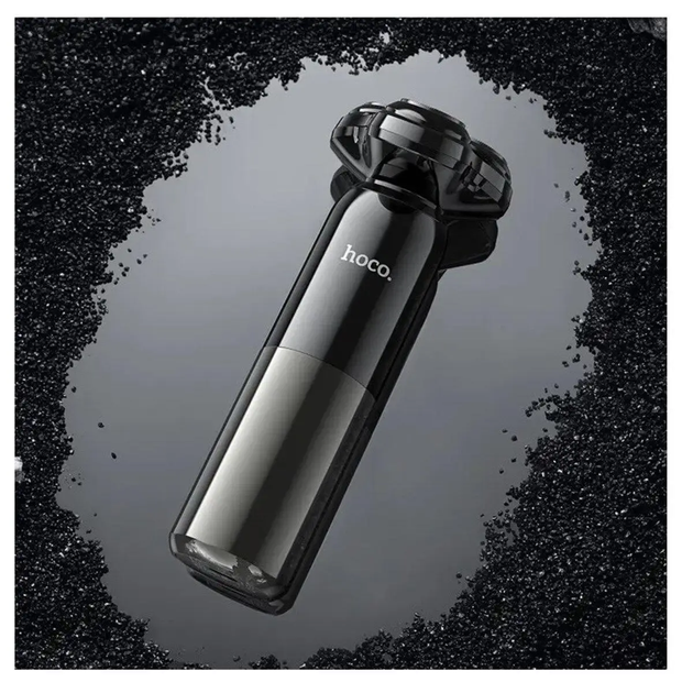 Электробритва HOCO HP35 Induction three-blade electric shaver черная - изображение 4