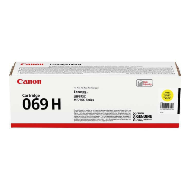 Картридж для лазерного принтера Canon Cartridge 069H Yellow (5095C002AA) - Фото 1 Картридж для лазерного принтера Canon Cartridge 069H Yellow (5095C002AA) - изображение 1