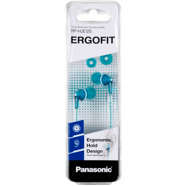 Наушники Panasonic RP-HJE125E-Z Turquoise - изображение 2