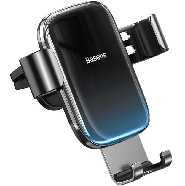 Автодержатель Baseus Glaze Gravity Car Mount (SUYL-LG01) черный (на дефлектор) - Фото 3 Автодержатель Baseus Glaze Gravity Car Mount (SUYL-LG01) черный (на дефлектор) - изображение 3