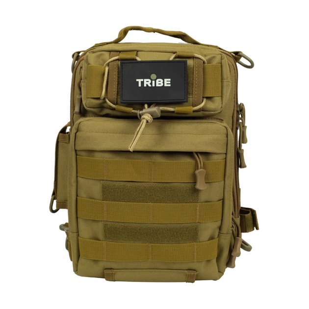 Сумка через плечо Tribe Sling Pack 6,5 L T-IE-0003, coyote - изображение 1