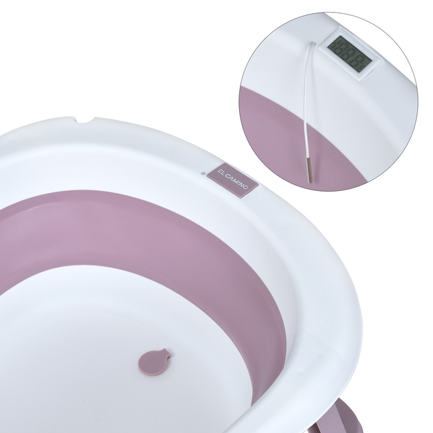 Детская силиконовая ванночка El Camino с термометром ME 1151 Plus Lilac - изображение 3