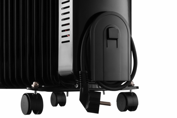 Масляный радиатор ARDESTO OFH-E11X2 2500 Вт 25м2 черный + пульт ДУ - изображение 9