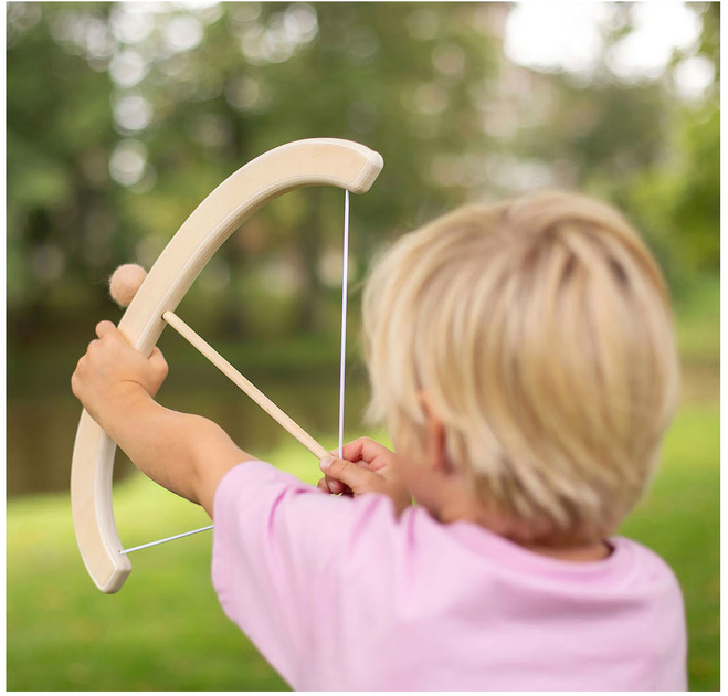 Łuk drewniany BS Toys Bow and Arrow z akcesoriami (8717775444756) - obraz 5