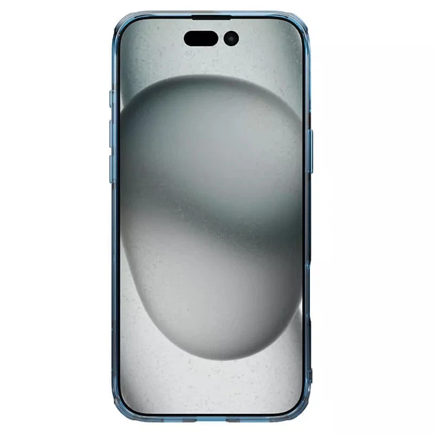 TPU чохол Nillkin Nature Pro Series для Apple iPhone 16 (6.1") Синій (прозорий) - зображення 5