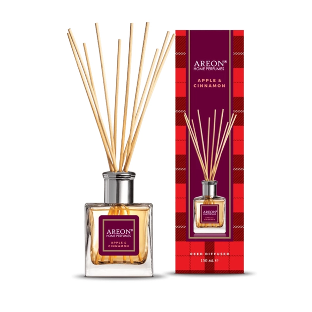 Аромадифузор Areon Home Perfume Tartan Apple Cinnamon 150 мл - Фото 1 Аромадифузор Areon Home Perfume Tartan Apple Cinnamon 150 мл - зображення 1