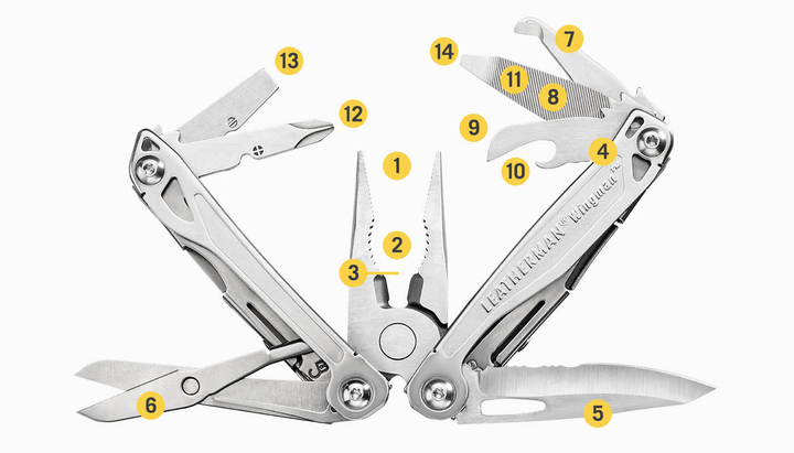 Multitool Leatherman WINGMAN 14 narzędzi (0037447000652) - obraz 6