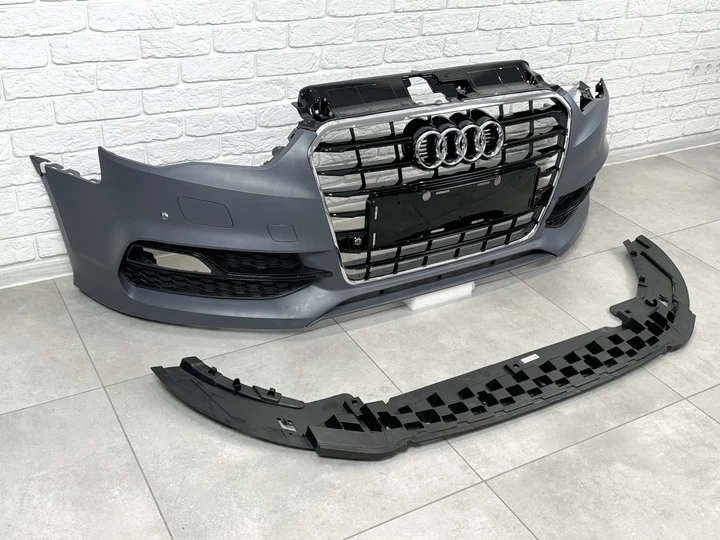 Бампер передний в сборе S-Line для Audi A3 2012-2016 для Audi A3 2012-2020 (8706) - изображение 4