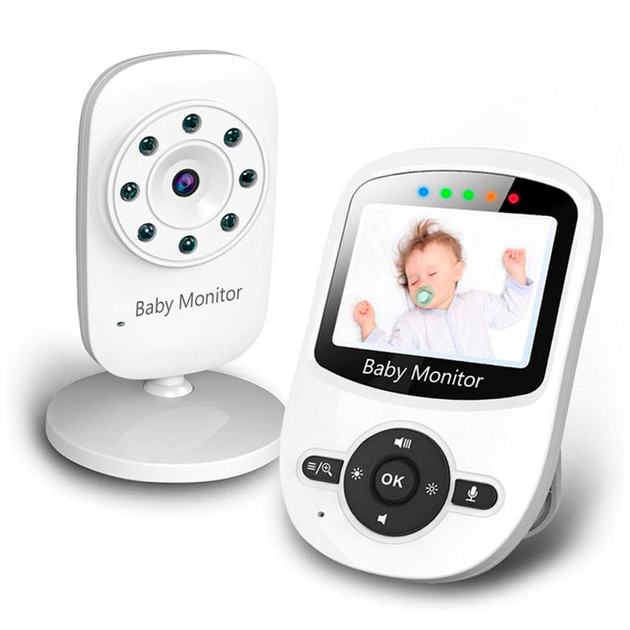 Видеоняня беспроводная цифровая baby monitor SM-24 A1 радионяня с поворотной камерой экраном 2.4 Дм и микрофоном на аккумуляторе 950 mAh (BM-950) - изображение 7